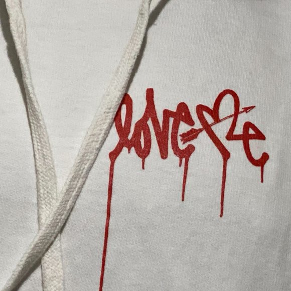 Love Me Unisex Sweatshirt Hoodie (ADULT) Size Large (PRE-LOVED) - Picture 3 of 6